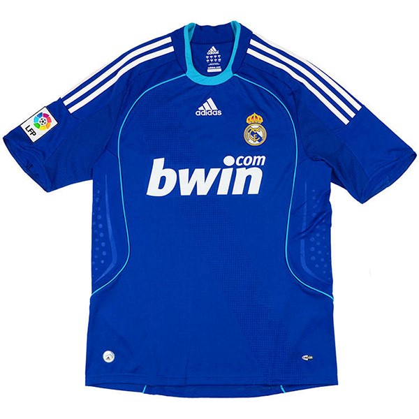 Tailandia Camiseta Real Madrid Segunda Retro 2008 2009 Azul